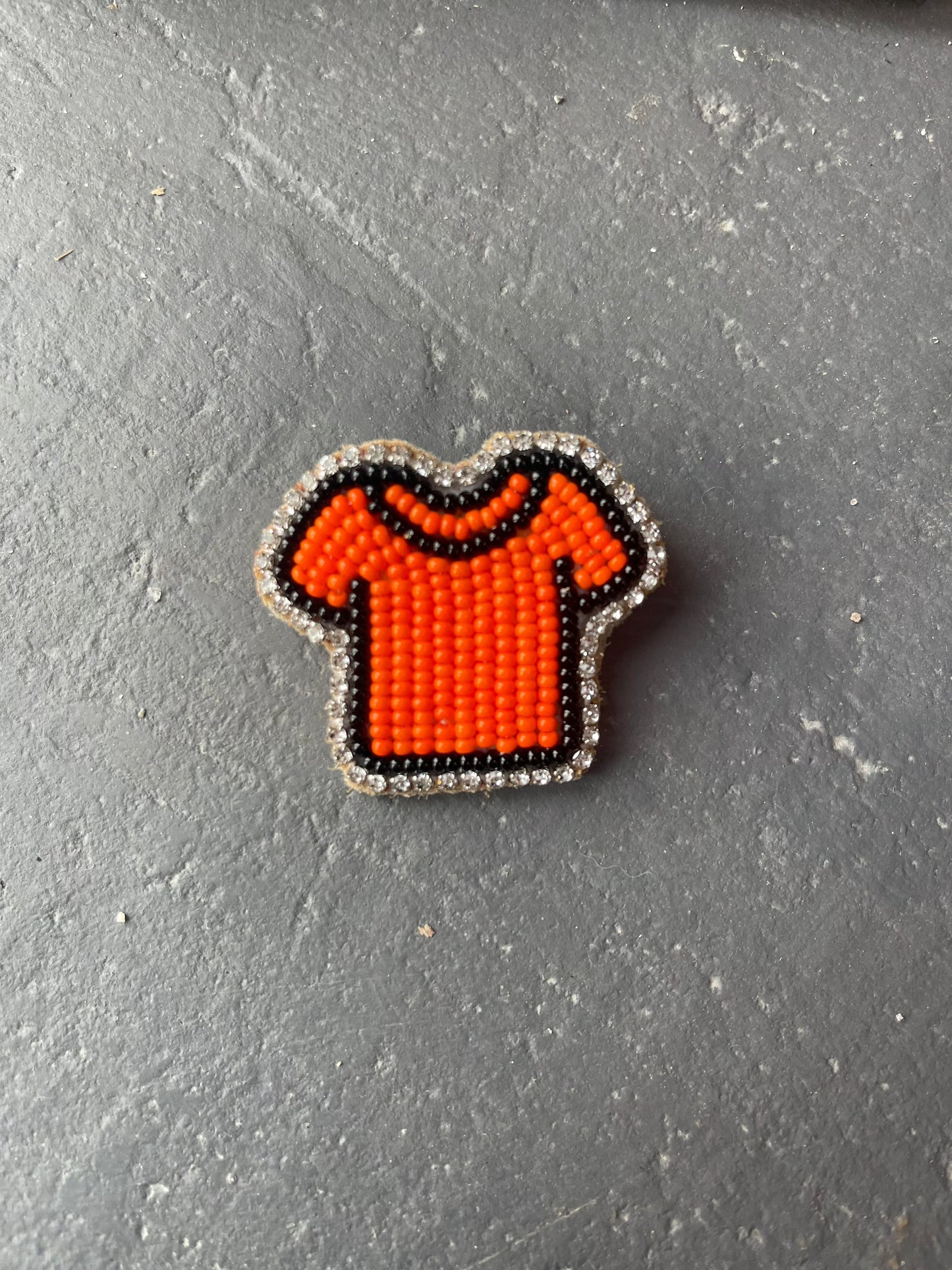 Beaded Orange shirt pins
